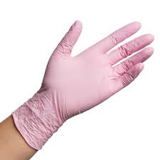 Set 100 bucati Manusi Nitrylex Pink, Nitril, nepudrate, roz, marimea M  Mercator [2]
