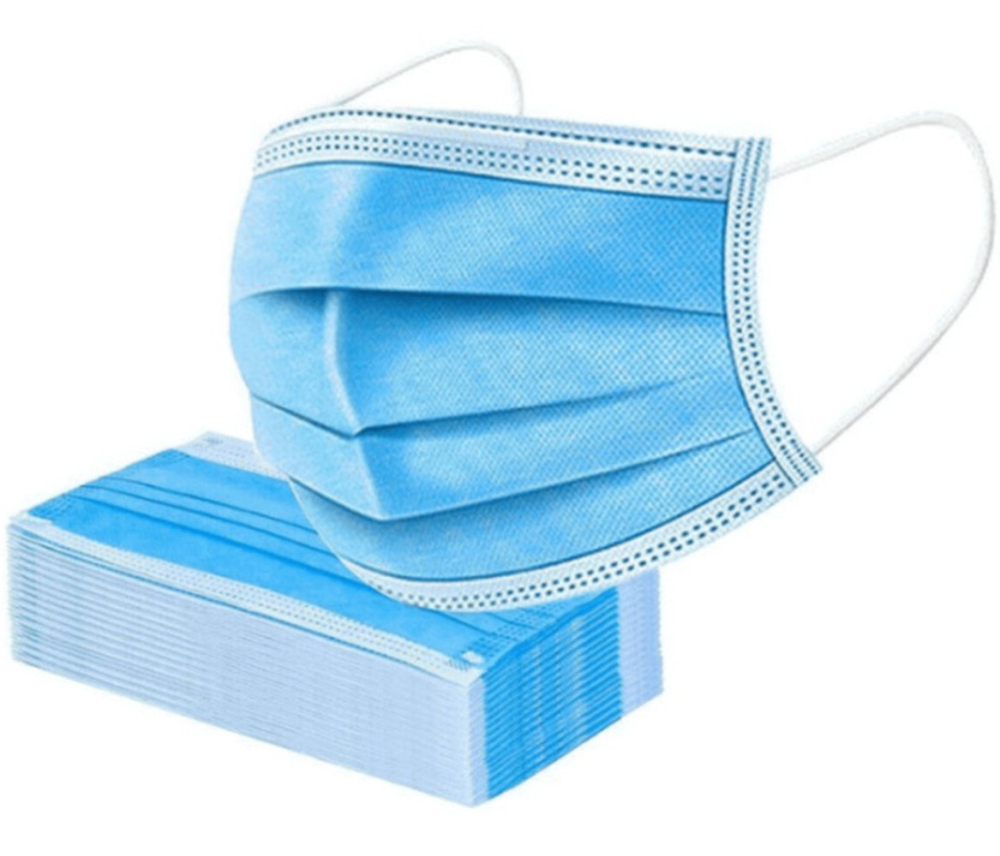 Set 50 Măști Medicale Opero Mercator Tip IIR, 3 Straturi, Albastru – Protecție BFE 98% [4]