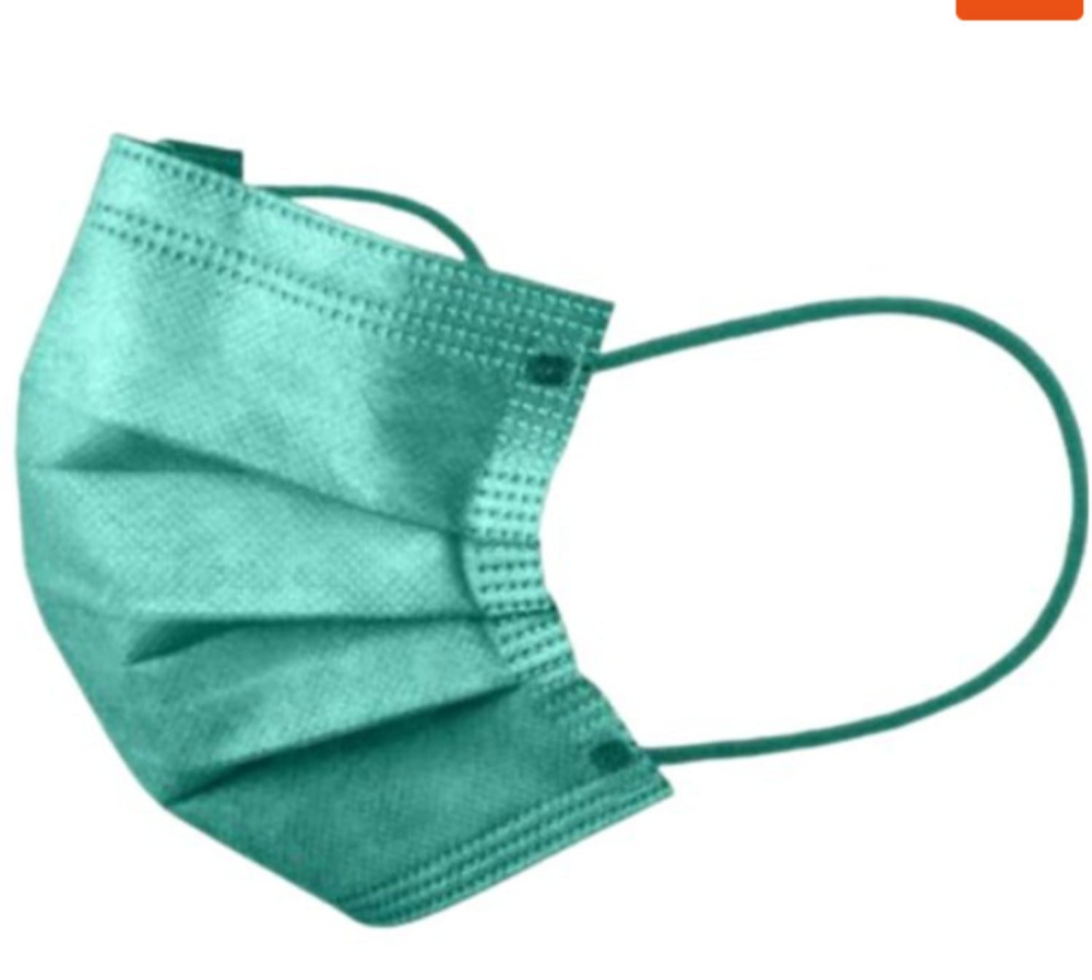 Mască chirurgicală Mercator OPERO Tip IIR – 3 straturi, filtrare 98%, set 50 bucăți, verde [1]