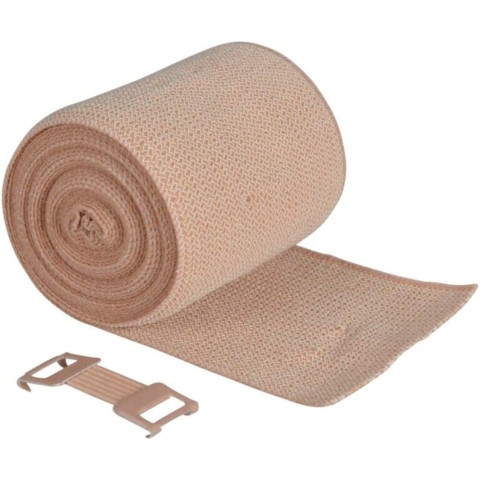 safeLINE Mercator – Bandaj Elastic Compresiv cu Clemă 10 cm × 4 m [1]