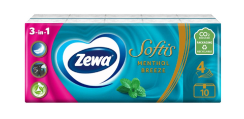 Consumabile din hartie - Zewa Softis Menthol Breeze 10 batiste nazale
