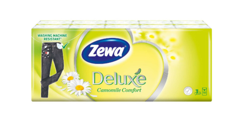 Consumabile din hartie - Zewa Deluxe Camomille 3 straturi 10 x 10 batiste