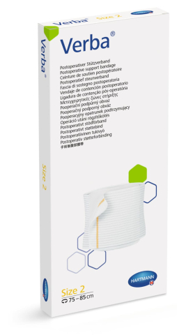 Consumabile sanitare - Centură abdominală postoperatorie Verba Hartmann – Mărimea 2, 75–80 cm