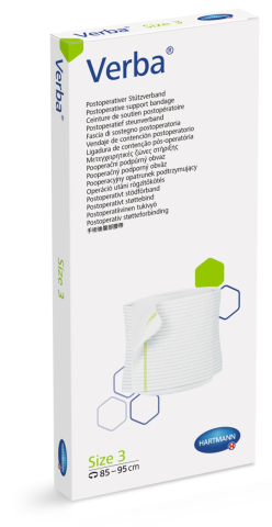 Consumabile sanitare - Centură abdominală postoperatorie Verba Hartmann – Mărimea 3, 85–95 cm