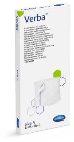 Consumabile sanitare - Centură abdominală postoperatorie Verba Hartmann – Mărimea 5, 105–115 cm