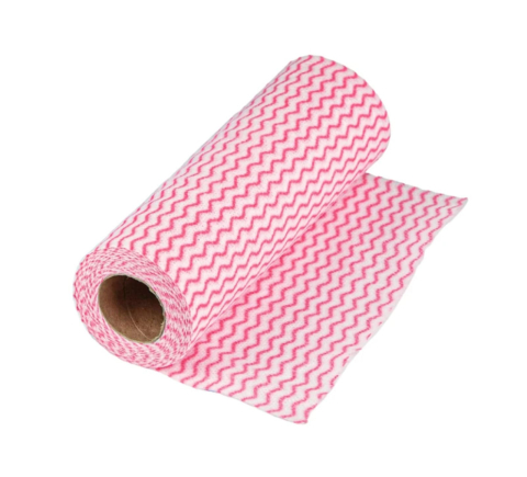 Consumabile din hartie - Lavete profesionale Clean Fala roz, 25 bucăți, Mercator