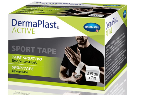Consumabile sanitare - DermaPlast Active Sport Tape 3,75 cm x 7 m – Bandă adezivă rigidă pentru articulații