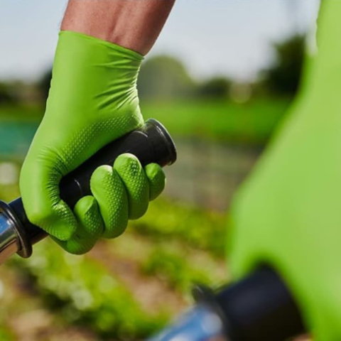 Gogrip Mănuși Nitril Verde M Mercator – Cutie 100 buc – Profesionale Medicale și Mecanici Auto [5]