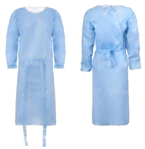 Halate de unică folosință Mercator Medical, albastre, L, 10 buc/set