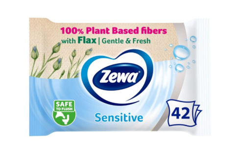 Consumabile sanitare - Zewa Sensitive Hârtie igienică umedă 42 bucăți