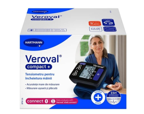 HARTMANN Veroval® Compact+ Wrist – Tensiometru Digital de Încheietură cu Bluetooth [1]