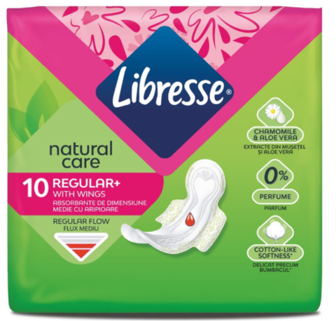 Ingrijire personala - Libresse Natural Care Normal 10 absorbante