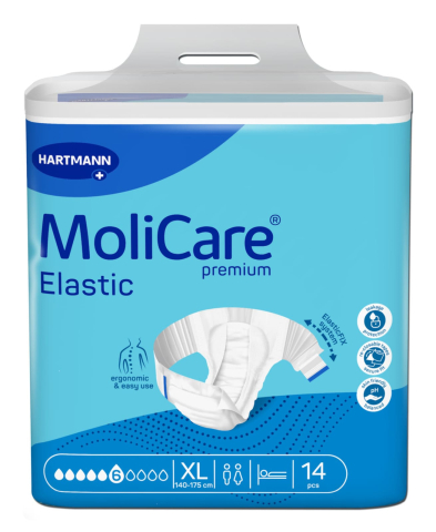 Consumabile  incontinenta - MoliCare® Premium Elastic 6 Picături M – Scutec pentru Adulți