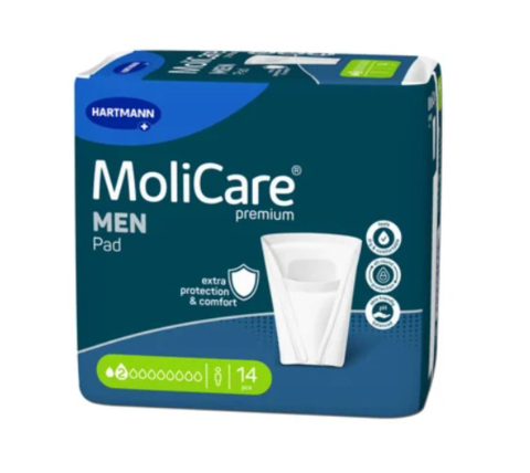 Consumabile  incontinenta - MoliCare® Premium MEN Pad 2 Picături – Absorbant Urologic pentru Bărbați, 14 Bucăți