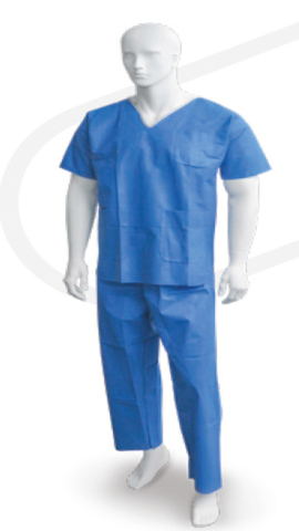 Diverse - Pijama medicală de unică folosință OPERO, albastră, mărimea L