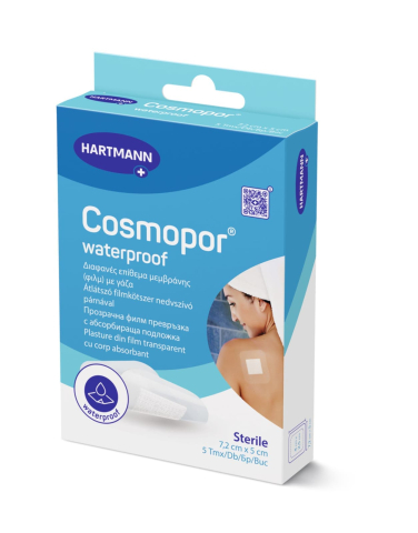 Ingrijire personala - Hartmann Cosmopor Waterproof – Plasturi Sterili 7,2 × 5 cm