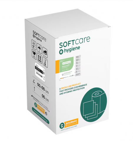 Rola cearceaf examinare Bournas Medicals, hartie plastifiata, impermeabila, 58 cm x 50cm [1]