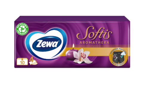 Consumabile din hartie - Zewa Softis Aromathera 4 straturi 10 pachete
