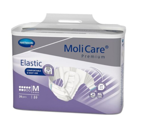Consumabile  incontinenta - MoliCare® Premium Elastic 8 Picături M – Slip pentru Incontinență, 26 Bucăți