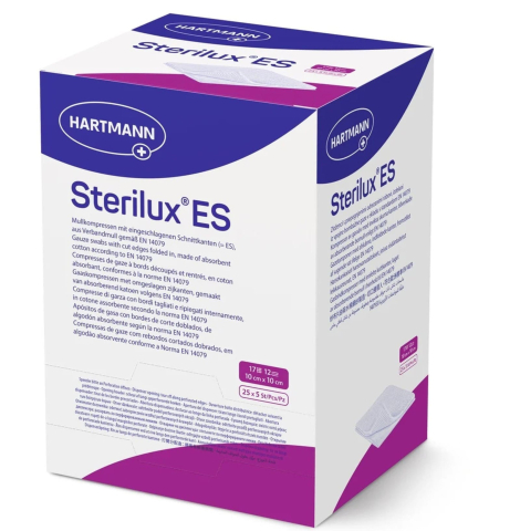 Sterilux ES Sterile 10 × 10 cm, 12 Straturi, 125 Bucăți [2]