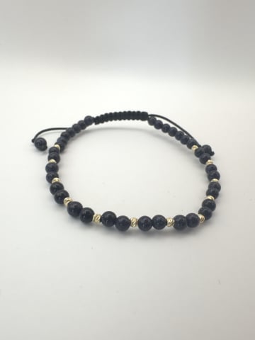 Bratari cu link aur 14k - Brățări cu șnur și bile Aur 14K