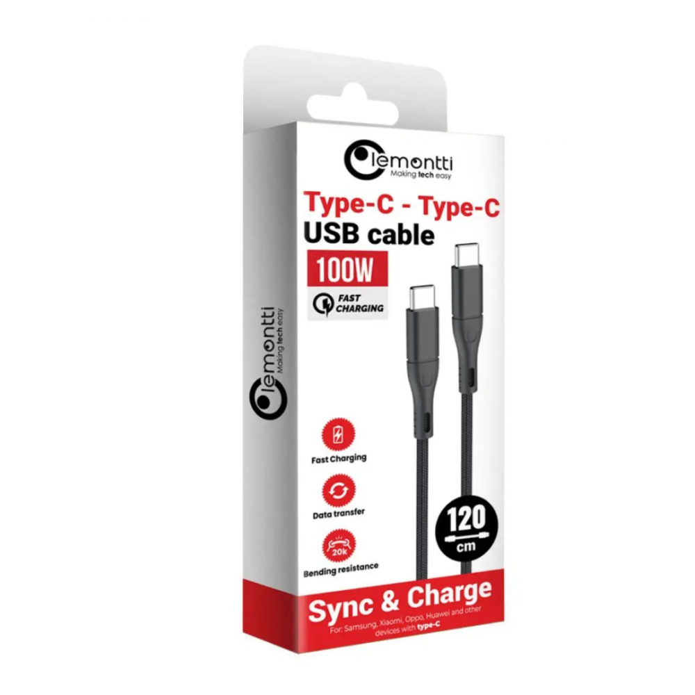 Cablu Lemontti Fast Charge 1.2m ng [2]