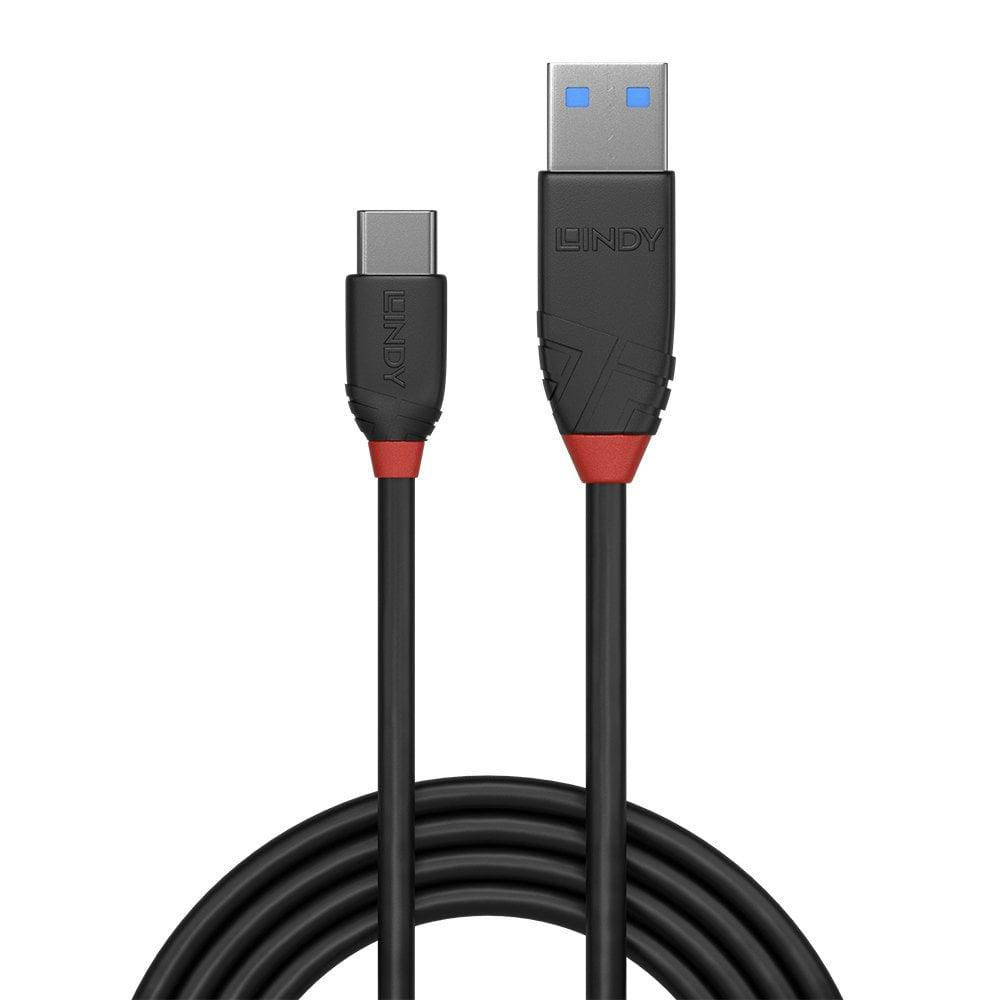 Cablu Lindy 0.5m USB 3.2 Type A to C Bla [2]