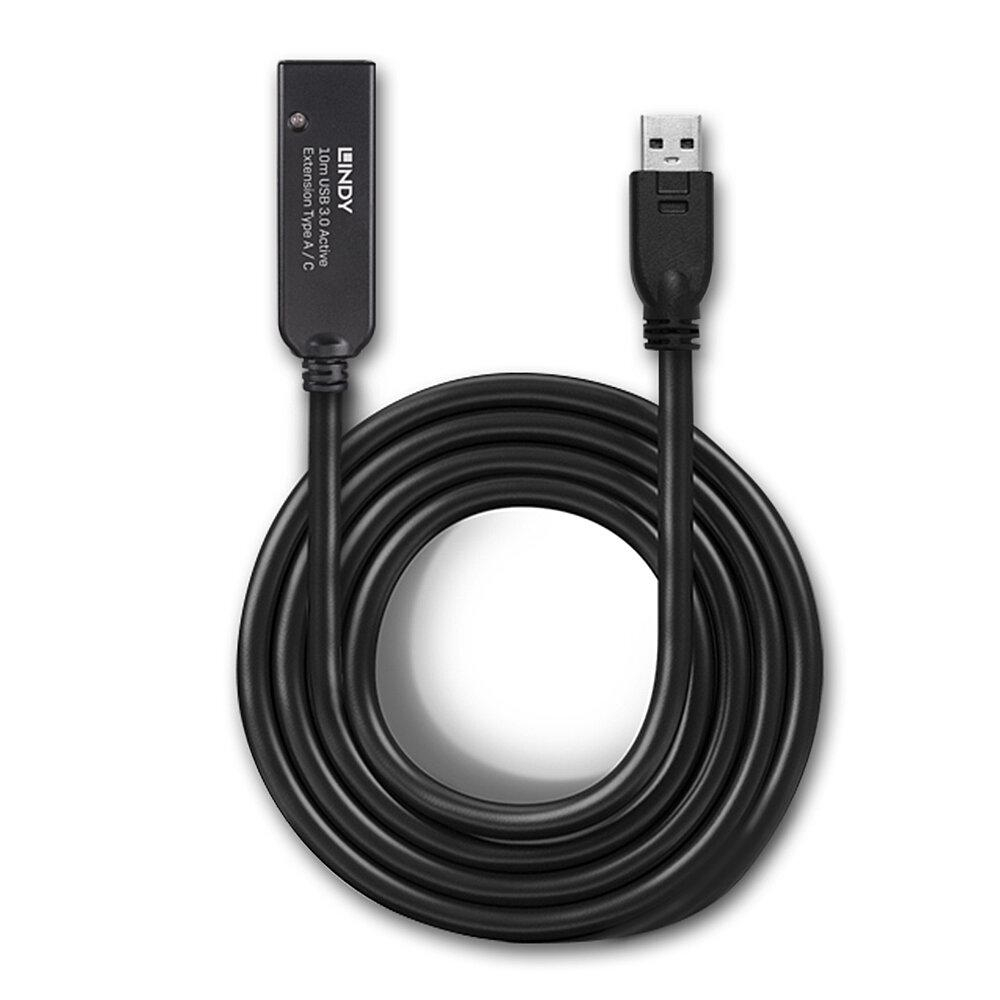 Cablu Lindy 10m USB 3.0 Act. Ext. A to C [2]