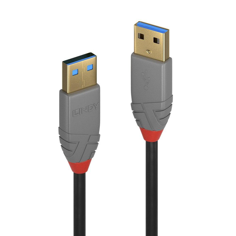 Cablu Lindy 2m USB 3.0 Type A, Anthra Li [2]