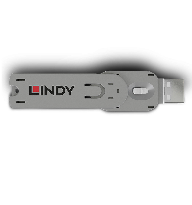 Lindy USB Type A Port Blocker Key, alb [2]