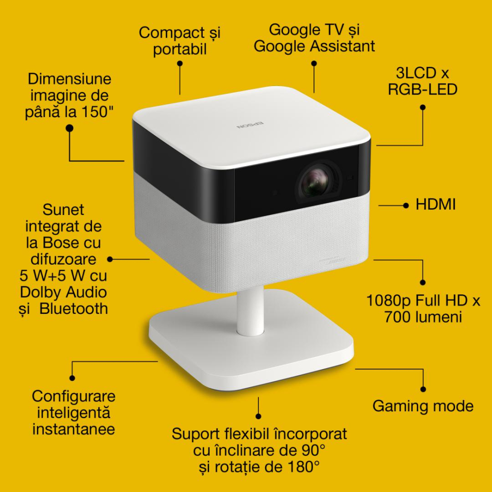 PROJECTOR EPSON EF-71 DIAMOND WHITE [3]