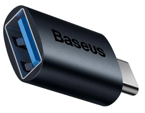 Video conferinta - Adaptor Baseus Ingenuity Mini OTG albstr