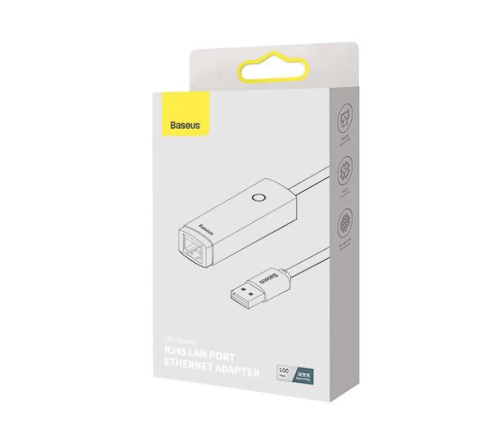 Adaptor Baseus Lite USB 2.0 la RJ45, gri [1]