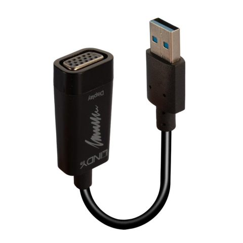 Video conferinta - Adaptor USB 3.0 to VGA 1920x1200, negru
