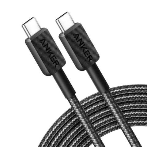 Video conferinta - Anker Cablu 322 USB-C 0.91m negru