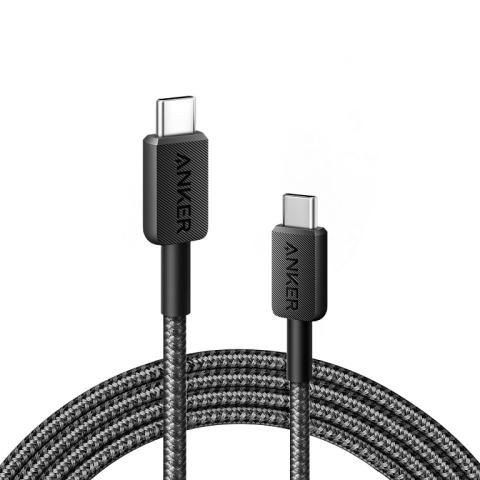 Video conferinta - Anker Cablu USB-C la USB-C 1.8m, negru
