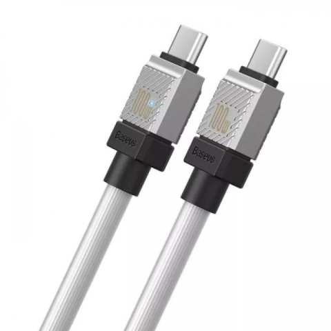 Cabluri HDMI - Baseus Cablu Fast Charge USB-C 2m Alb