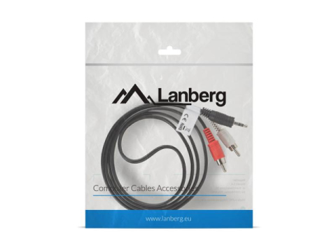 Video conferinta - Cablu audio LANBERG 1.5 m – Jack-RCA