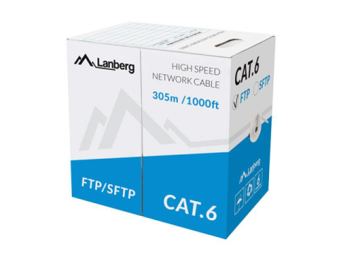Videoproiectoare & Accesorii - Cablu LAN CAT.6 FTP 305M SOLID