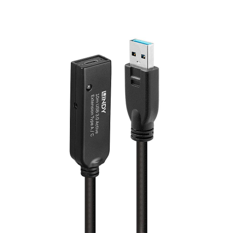 Videoproiectoare & Accesorii - Cablu Lindy 10m USB 3.0 Act. Ext. A to C