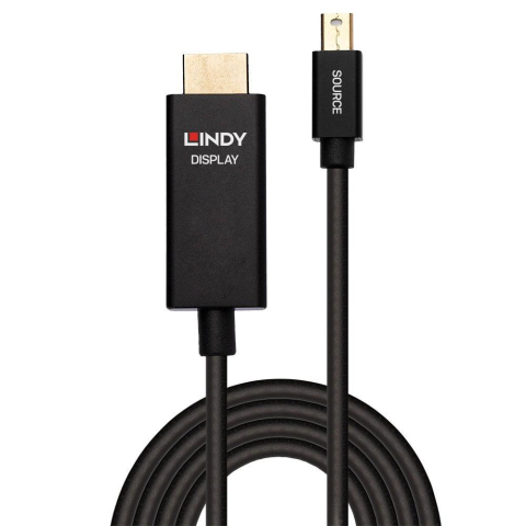 Video conferinta - Cablu Lindy 2m Active mDP to HDMI (HDR)