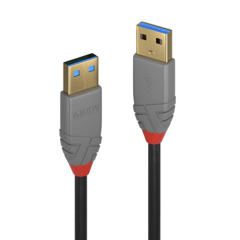 Cablu Lindy 2m USB 3.0 Type A, Anthra Li [1]