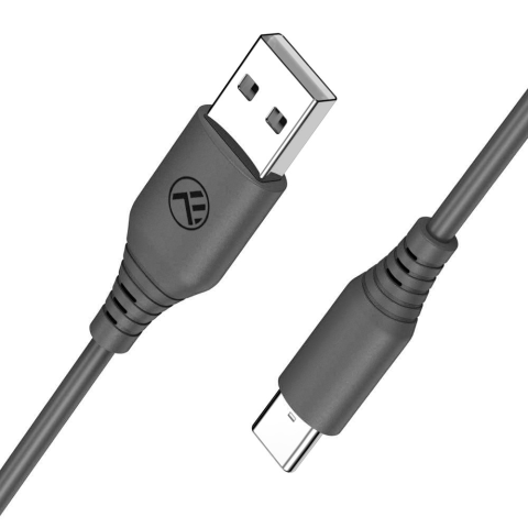 Cablu silicon Tellur USB la Tip C negru [1]
