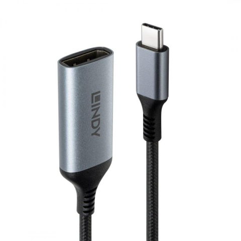 Cabluri HDMI - Converter Lindy C to DisplayPort 8K60