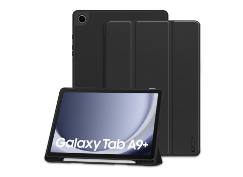 Tablete - Husa Tab A9+ Tech-Protect, SC PEN, Black
