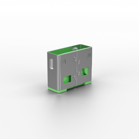 Lindy 10 USB Port Locks GREEN no Key [1]