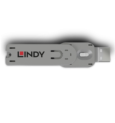 Lindy USB Type A Port Blocker Key, alb [1]