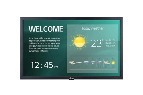 Ecrane semnalistica digitala - Monitor signage LG SM3 22"