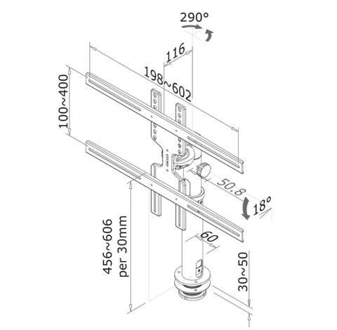 NM NEWSTAR FPMA-D1200BLACK DESK 60" [1]