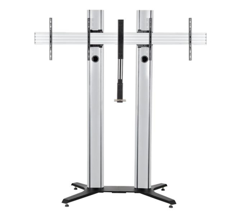 Stand mobil dublu B-Tech 56-65" 2m, ng [1]
